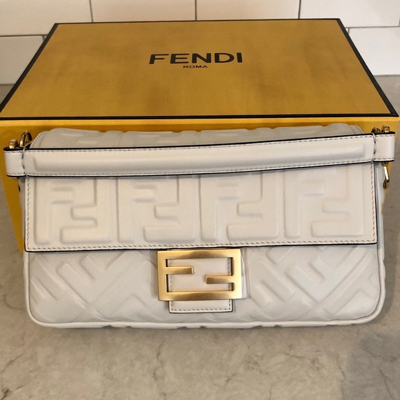 Fendi Handbags - Brand New with Tags. Fendi Baguette White Nappa